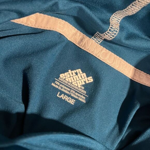 Eastern Mountain Sports teal long sleeve mock neck shirt - L - 🙂3/$15 - Picture 5 of 7